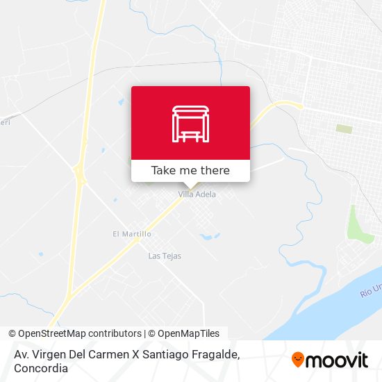 Av. Virgen Del Carmen X Santiago Fragalde map