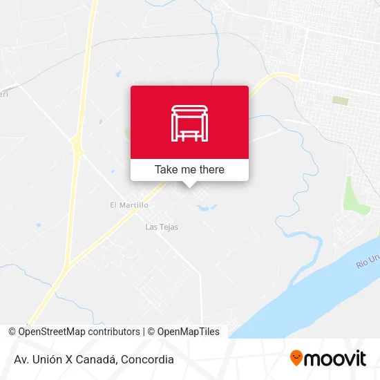 Av. Unión X Canadá map