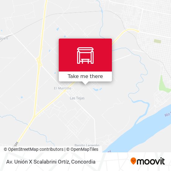 Av. Unión X Scalabrini Ortíz map