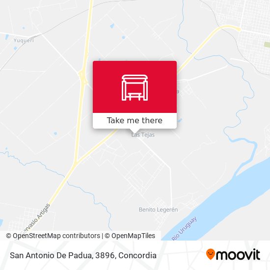 San Antonio De Padua, 3896 map