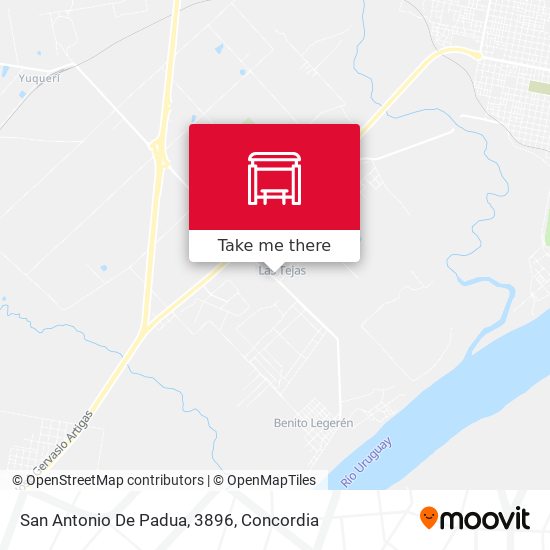 San Antonio De Padua, 3896 map
