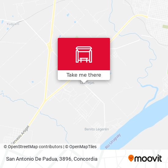 Mapa de San Antonio De Padua, 3896