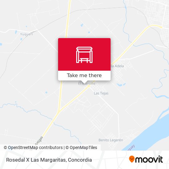Rosedal X Las Margaritas map