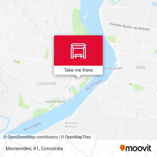Montevideo, 41 map