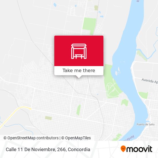 Mapa de Calle 11 De Noviembre, 266