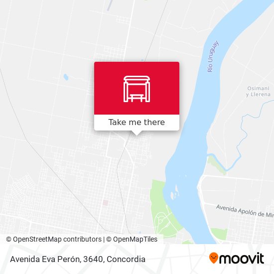 Mapa de Avenida Eva Perón, 3640