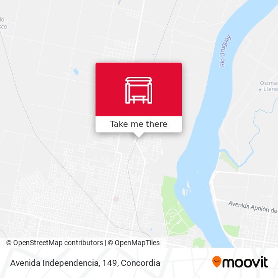 Mapa de Avenida Independencia, 149