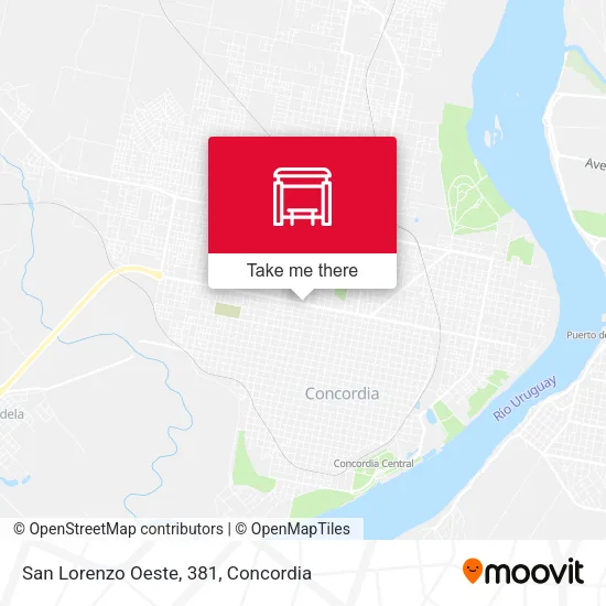 San Lorenzo Oeste, 381 map