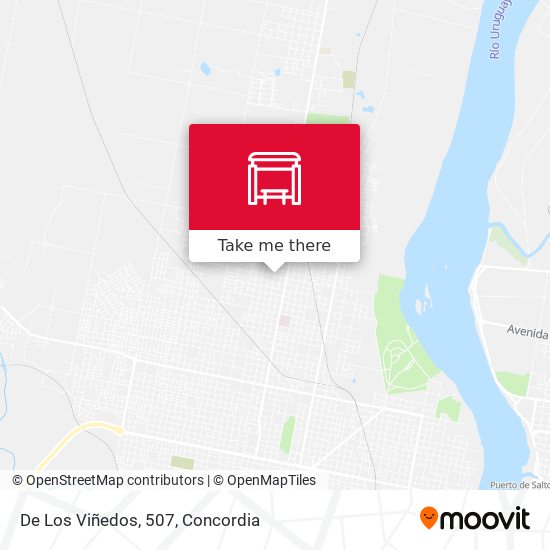 De Los Viñedos, 507 map
