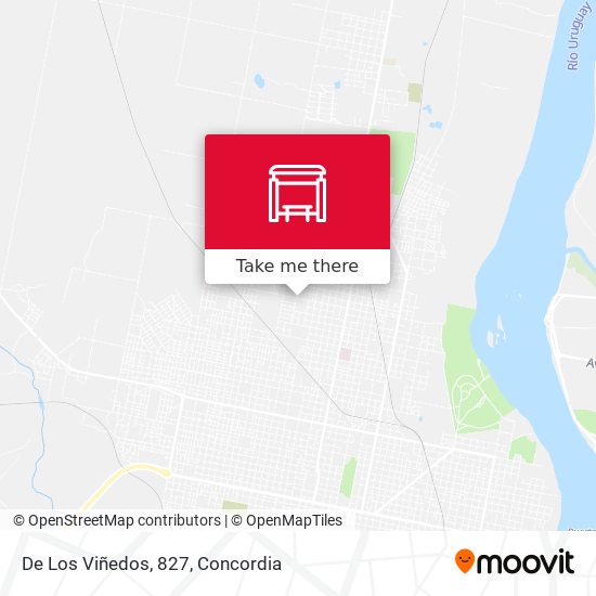 De Los Viñedos, 827 map