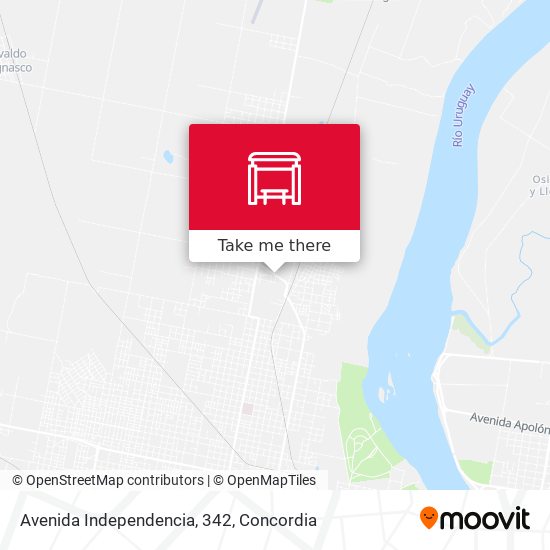 Mapa de Avenida Independencia, 342