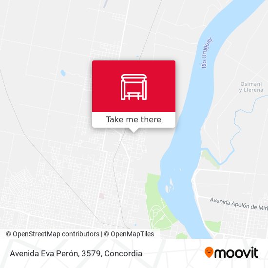Mapa de Avenida Eva Perón, 3579