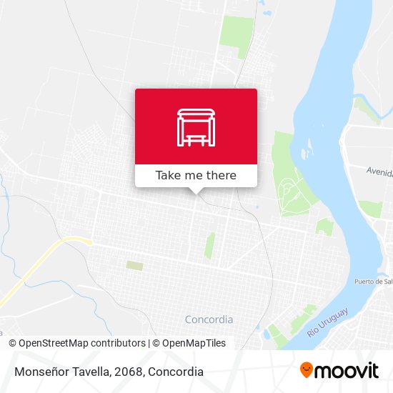 Mapa de Monseñor Tavella, 2068