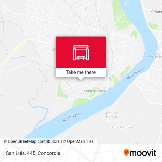 San Luis, 445 map