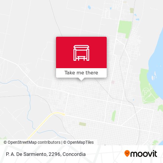 P. A. De Sarmiento, 2296 map