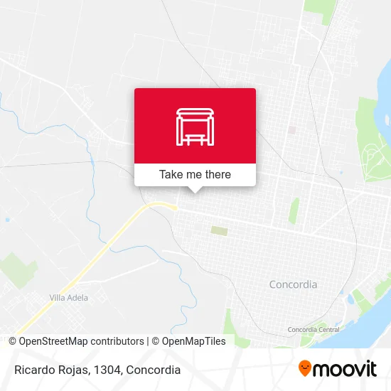 Ricardo Rojas, 1304 map