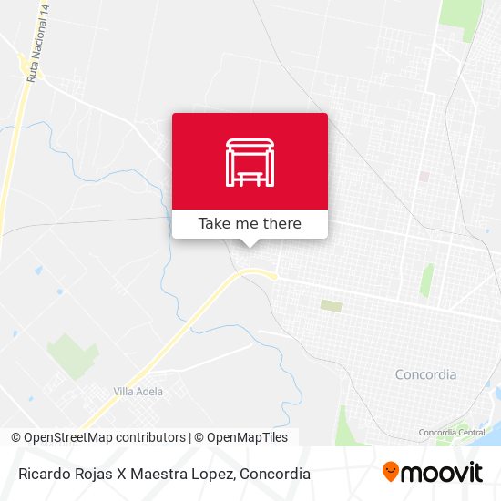 Ricardo Rojas X Maestra Lopez map