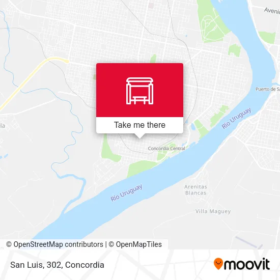 San Luis, 302 map