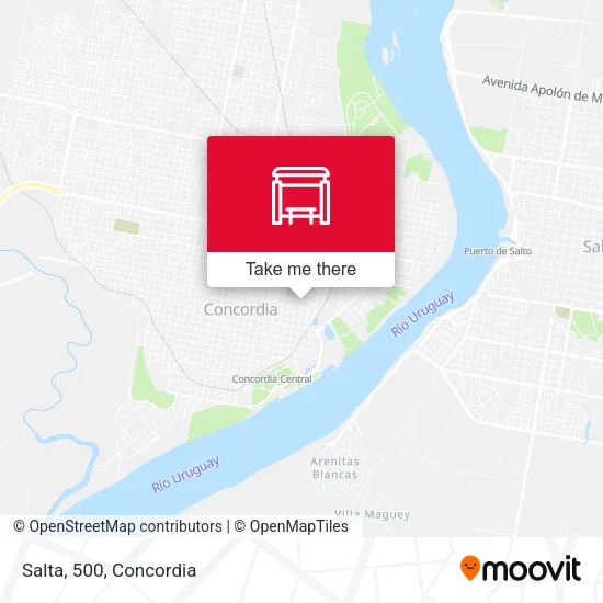 Salta, 500 map