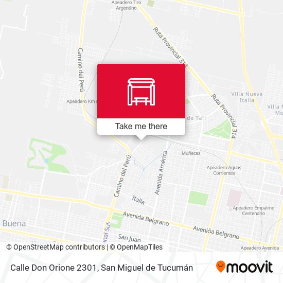 Calle Don Orione 2301 map