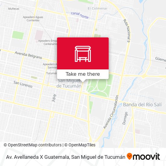 Mapa de Av. Avellaneda X Guatemala