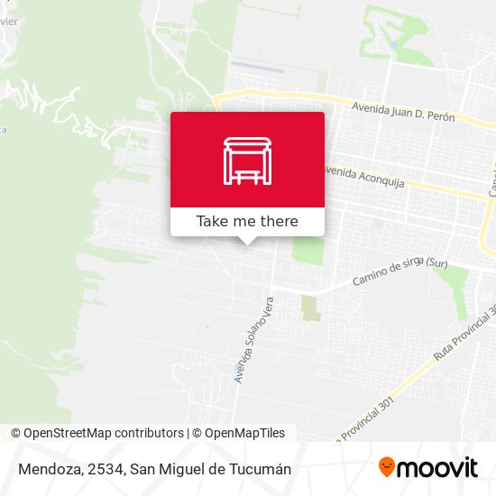 Mendoza, 2534 map