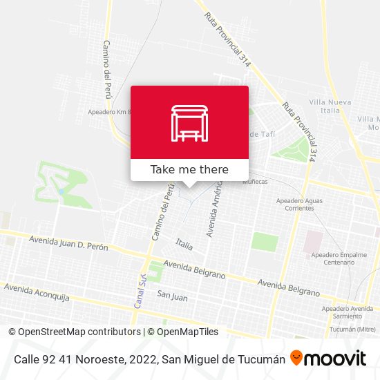 Calle 92 41 Noroeste, 2022 map