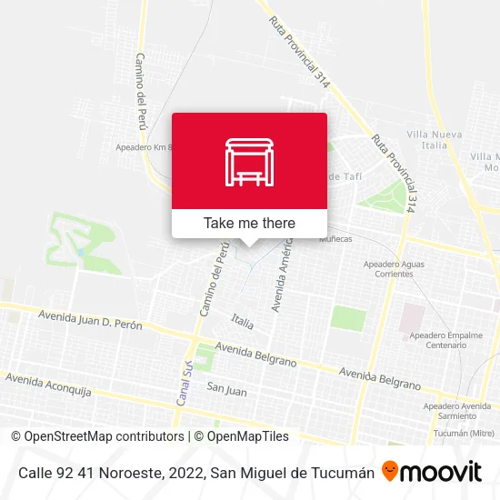 Calle 92 41 Noroeste, 2022 map