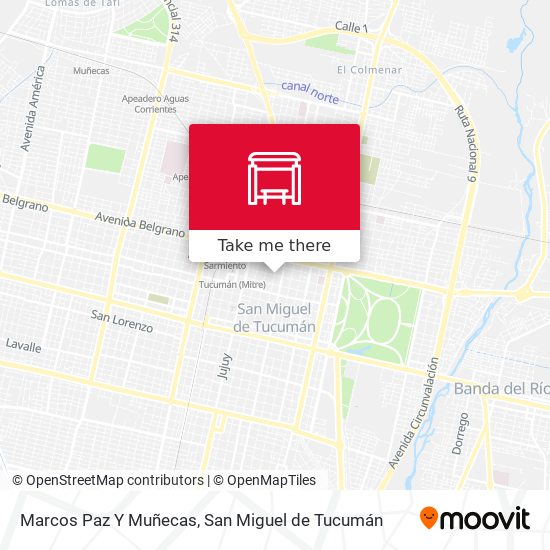 Mapa de Marcos Paz Y Muñecas