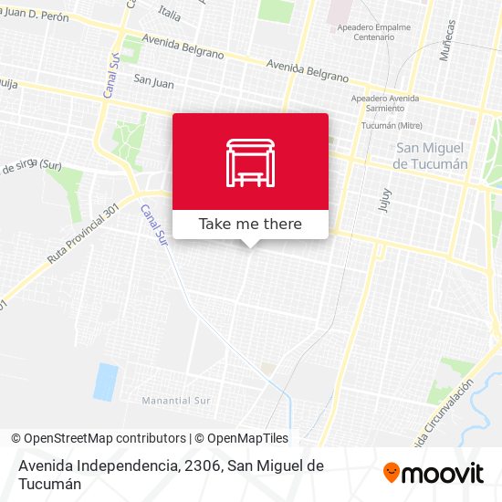 Avenida Independencia, 2306 map