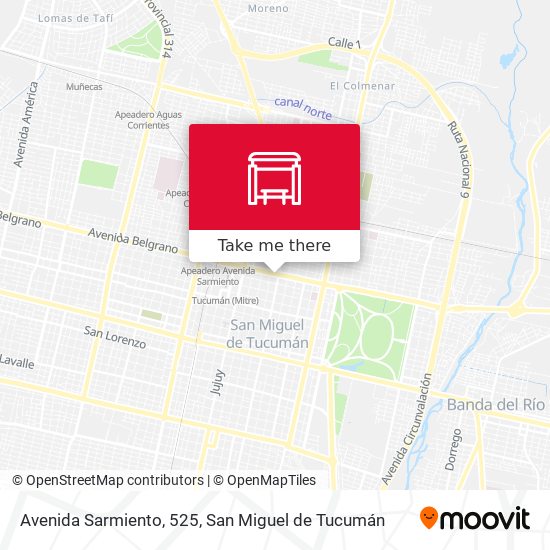 Mapa de Avenida Sarmiento, 525