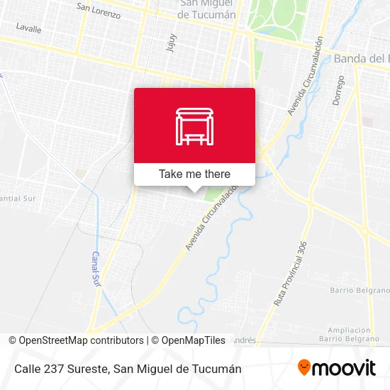 Mapa de Calle 237 Sureste