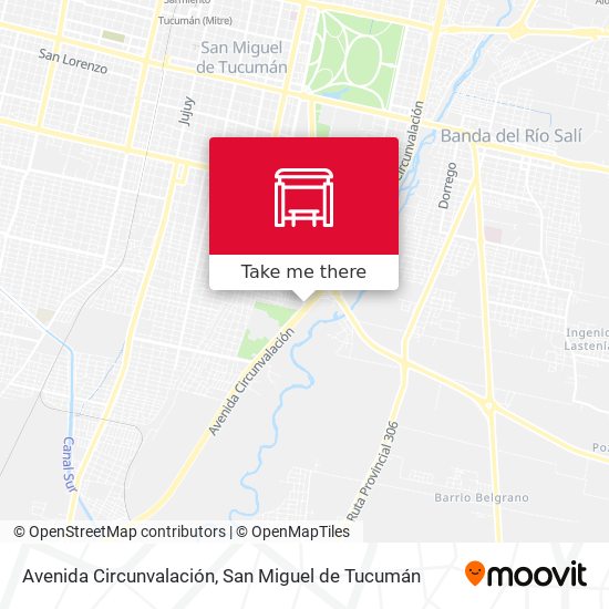 Mapa de Avenida Circunvalación
