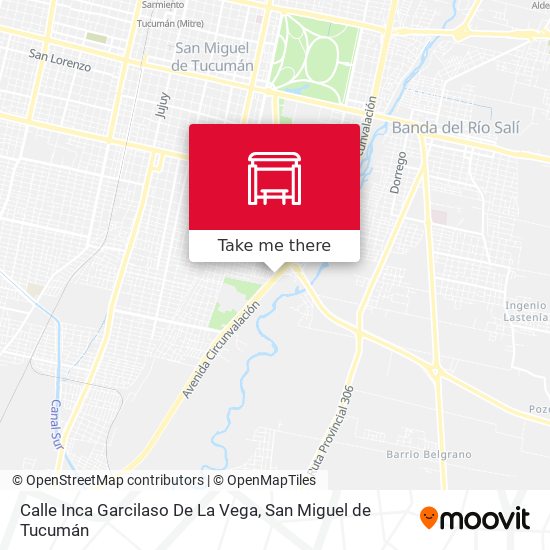 Calle Inca Garcilaso De La Vega map