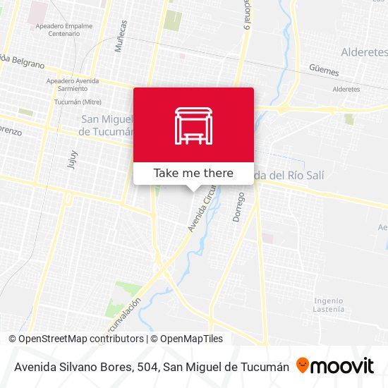 Avenida Silvano Bores, 504 map