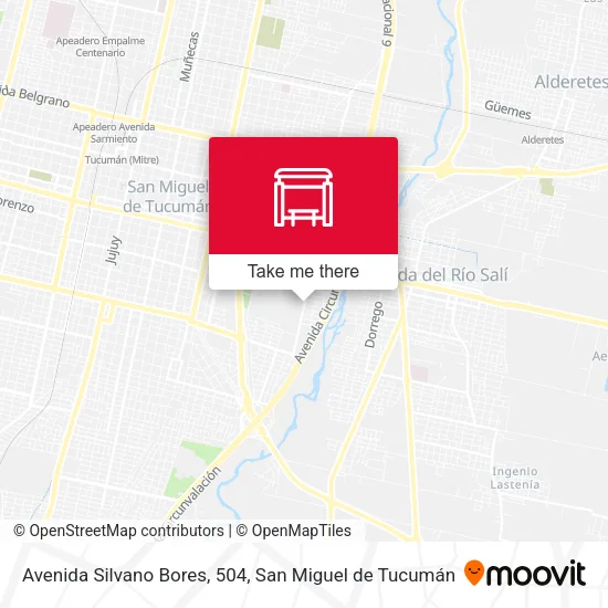 Mapa de Avenida Silvano Bores, 504