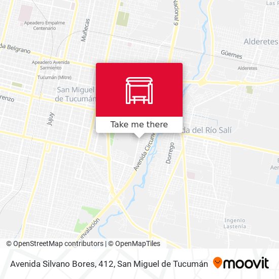 Mapa de Avenida Silvano Bores, 412