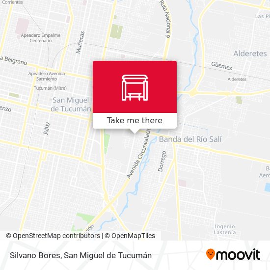 Silvano Bores map