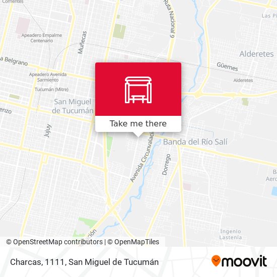 Charcas, 1111 map