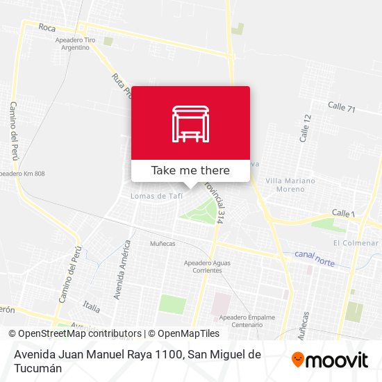 Avenida Juan Manuel Raya 1100 map