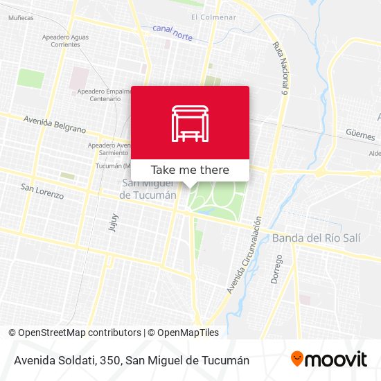 Avenida Soldati, 350 map