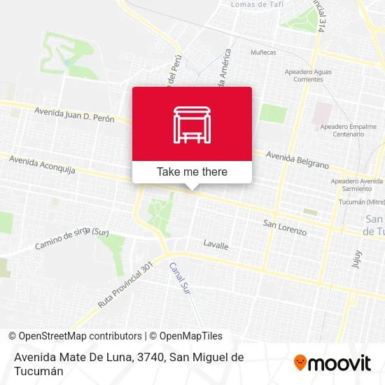 Avenida Mate De Luna, 3740 map
