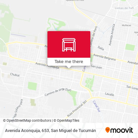 Avenida Aconquija, 653 map