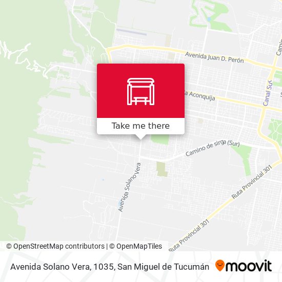 Avenida Solano Vera, 1035 map