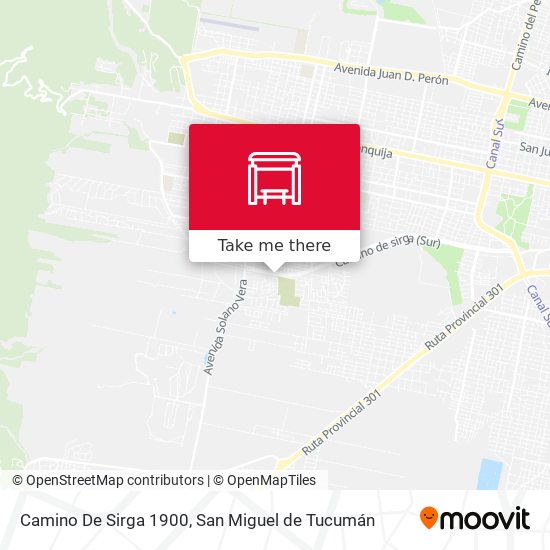 Camino De Sirga 1900 map