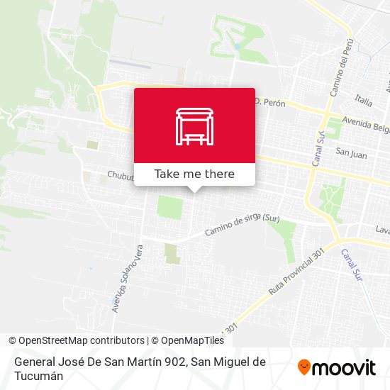 Mapa de General José De San Martín 902