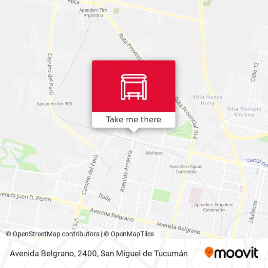 Avenida Belgrano, 2400 map