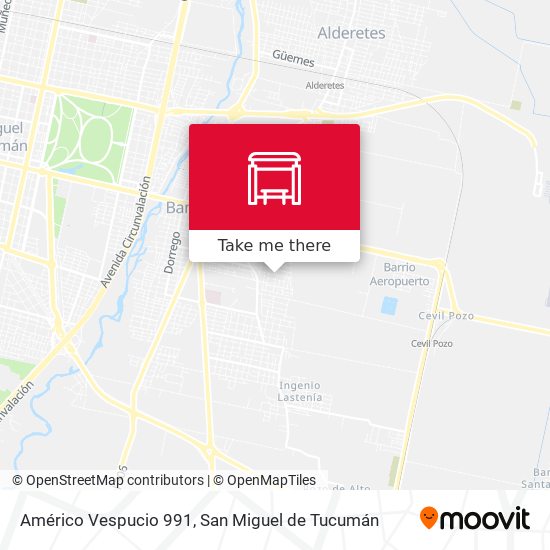 Américo Vespucio 991 map