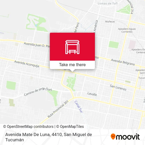 Avenida Mate De Luna, 4410 map