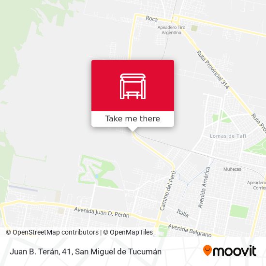 Juan B. Terán, 41 map